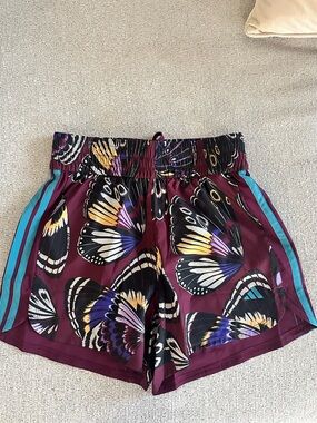 adidas x FARM RIO Women’s Butterfly Print Athletic Shorts NWT